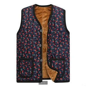 Gilets 2023 Nouveau gilet grand taille Femmes Viete d'hiver Ajouter un épaississement de la laine pour garder un gilet en coton chaud femmes Assurance qualité BN2955