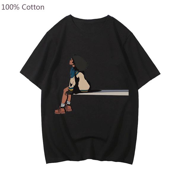 Chalecos Sza Sos Anime camisetas gráficas moda Retro Manga/comic camiseta 100% algodón camiseta de dibujos animados de gran tamaño/grande hombres/mujeres camiseta