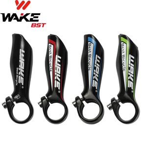 Wake Bike Accessoires de vélo Route de Montagne Petit Guidon auxiliaire Vice Bar Extrémités Corne en Alliage d'aluminium pour VTT BMX Cyclisme 240118