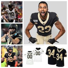 Maillots de football des diacres de démon de Wake Forest pour hommes Jerseys de football mignons personnalisés