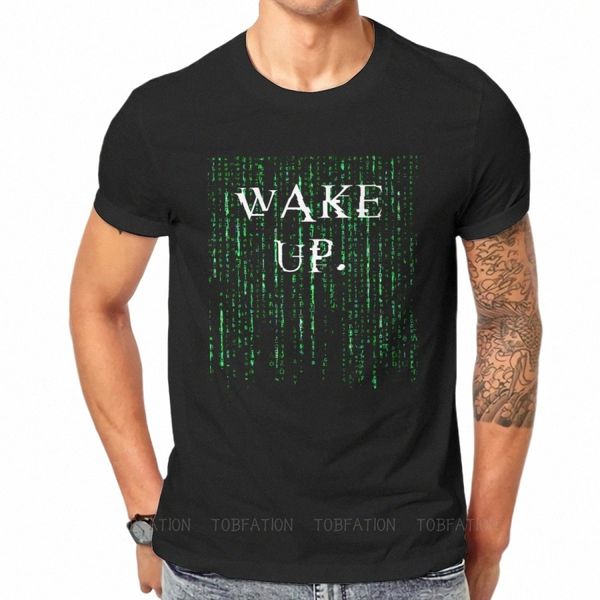 Wake Up Neo Unique TShirt The Matrix Neo Anders Morpheus Film Top Qualité Creative Cadeau Vêtements T-shirt À Manches Courtes Ofertas I7fx #