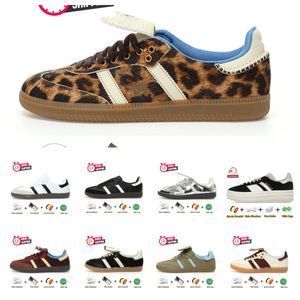 Wales Bonner Silver Leopard Pony Tonal Cream White Core Black Sporty Rich Consortium Cup End Ecrtin Brown Designer Skate Shoes Men Women Sneakers 36-45 Sport NLH