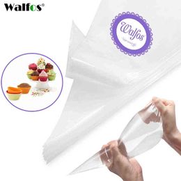 WALFOS 100 PCS Sacs À Pâtisserie DIY Cuisine Pour Gâteau Crème Conseils De Décoration Fondant Sac À Pâtisserie Outils Cuisine Accessoires De Cuisson 211110