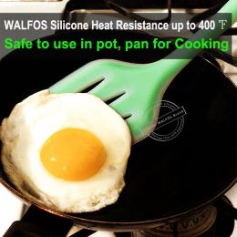 Walfos Food Grade Silicone Cooking Tools Accessoires Ustensiles de cuisine résistants à la chaleur Ensemble Spatule Turner Ladle Spatule Spatule Spatule Spatule Spatule