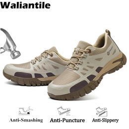 Chaussures de sécurité d'isolation Waliantile 6kv pour hommes bottes de travail antidérapantes de sécurité chaussures indestructibles à bout en acier anti-crevaison 231225