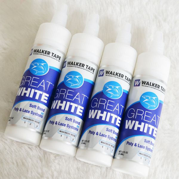 Walker Tape Wig Glue Great Hair White Adhesive Bond Soft Bond Adhesives Glue for Polylace Systems Imperproof Hair Glue for Lace Wig