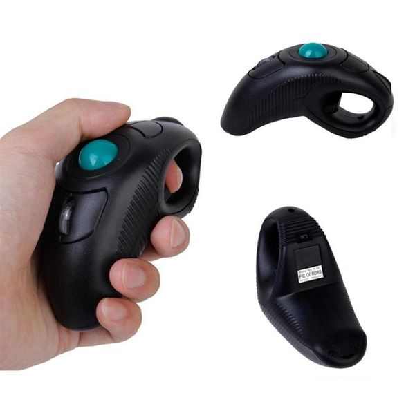 Walker Wireless 24G Handheld Trackball Mouse Finger máusea con puntero láser para la presentación PPT250o8467630