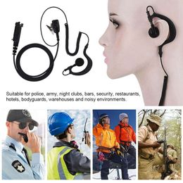 Casque de crochet d'oreille de talkie-walkie, talkie-walkie sans fil haut-parleur PTT écouteur crochet d'oreille casque écouteur pour STP9000