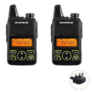 Talkie-walkie 1 paire BAOFENG T1 Radio bidirectionnelle 400-470Mhz écouteur longue portée Portable prise ue