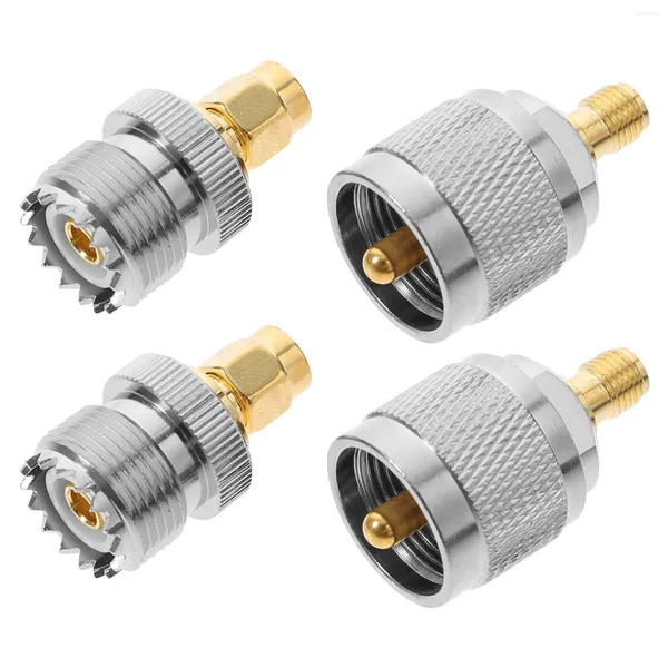 Talkie-walkie 1 adaptateur Sma réglé au convertisseur de test coaxial Uhf Jack Electronics Rf