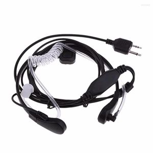 Talkie-walkie 10 Throat Mic Covert Acoustic Tube Ecouteur Casque avec doigt PMidland GMRS/FRS GXT/LXT Midland/Alan G5 M99 75-810