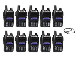 Talkie-walkie 10 pièces Baofeng 8W UV82 Plus VHFUHF double bande Portable CB jambon Station Amateur Scanner Radio Intercome8655501