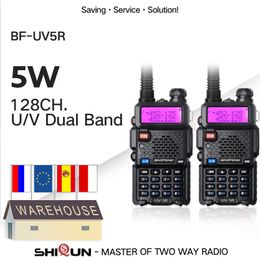 Talkie-walkie 12 pièces Baofeng UV-5R Radio Amateur Portable Pofung UV 5R 5W VHFUHF double bande bidirectionnelle UV5r CB s 221119