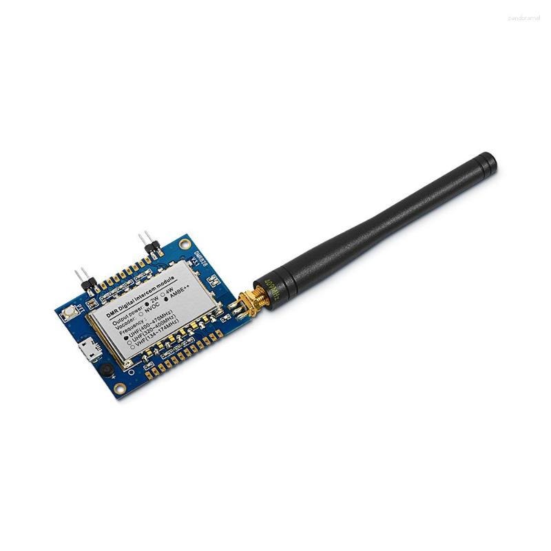 Walkie Talkie 1PC DMR828S-U-AMBE UHF 400--470MHz & SW409-ZT100 Antenna All-In-One 2W DMR Module AMBE Fit Moto Radio