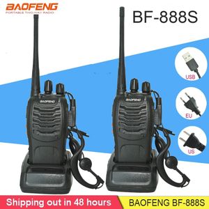 Talkie-walkie 2 ou 4pcs Baofeng BF 888S Station de radio portable BF888s BF 888S Récepteur bidirectionnel amateur Émetteur-récepteur 230731