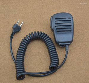 Talkie-walkie 2 broches avec prise à Angle droit haut-parleur externe Microphone épaule pour Midland LXT216 LXT303 LXT410 GXT450 GXT650