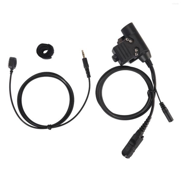 Talkie-walkie 2 Way Radio Headset Adapter Push To Talk PAdapter Résistant aux chocs Clip arrière pratique et léger pour Xir P6600 P6620 DP2400