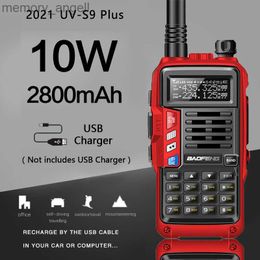 Walkie Talkie 2022 Nieuwe NICE BaoFeng UV-S9 Plus 10W Lange afstand Draagbare Krachtige Walkie Talkie CB Radio Transceiver Upgrade 5R jacht HKD230922