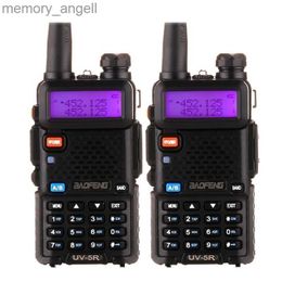 Talkie-walkie 2022. NOUVEAU Talkie-walkie UV-5R 2 pièces/lot radio bidirectionnelle uv5r 128CH 5W VHF UHF 136-174Mhz 400-520Mhz HKD230922