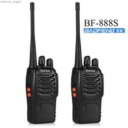 Walkie Talkie Paquete de 2 Baofeng BF-888S walkie talkie 888s UHF 400-470MHz Canal Radio bidireccional portátil bf-888s 5W walkie talkie de alta potencia HKD230922