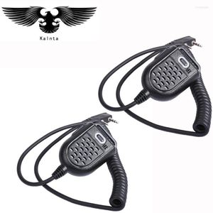 Talkie-walkie 2 pc Mini PSpeaker Mic Par BAOFENG UV-5R BF-888s Retevis H777 RT3 TYT PUXING QUSHENG Microphone Ham Radio