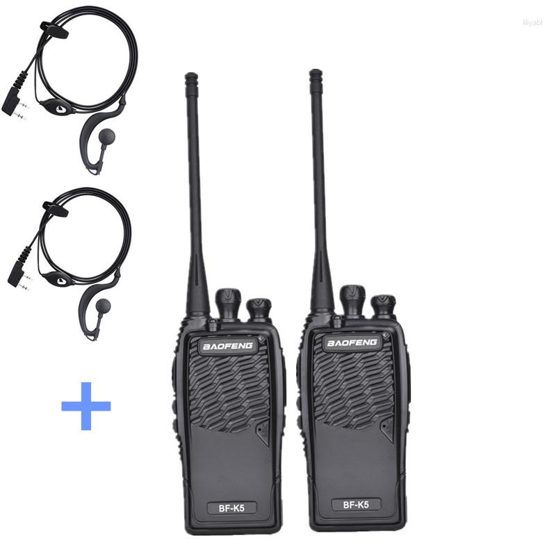 Talkie-walkie 2 pièces Baofeng BF-K5 Radio bidirectionnelle amateur Pofung K5 Woki Toki émetteur-récepteur sans fil