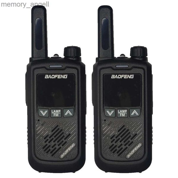 Walkie Talkie 2PCS BAOFENG BF-T17 FRS Mini Walkie Talkie Radio bidireccional portátil de largo alcance 22CH VOX USB 2W0.5W Radioaficionado con linterna LED HKD230922