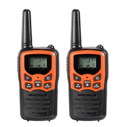 Talkie Walkie 2 pièces talkie-walkie portable Radio 22 canaux ensemble 10 Km Uhf 400-470 Mhz émetteur-récepteur de Communication longue portée double bande 231024
