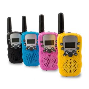 Walkie Talkie 2pcs RT-388 Kids Talkies 0.5W LCD Display Portable Child Electronic Radio Voice Interphone Outdoor Toy Kerstcadeau 221119