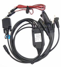 Talkie-walkie 5 en 1 câble de programmation pour GP600 CP200 CT150 Radios bidirectionnelles RPC-M5X avec