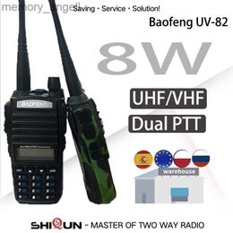 Walkie-talkie 8W BaoFeng UV-82 Walkie-talkie dubbele band met NA-771 VHF / UHF UV 82 Walkie-talkie 10 KM UV82 Baofeng 8W-radio 10 KM UV-9R UV-5R HKD230922