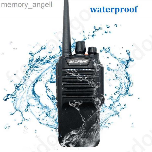 Walkie Talkie Baofeng 9700 Clásico Negro Impermeable Led Pequeño Ip67 400-520MHZ Walkie Talkie HKD230922