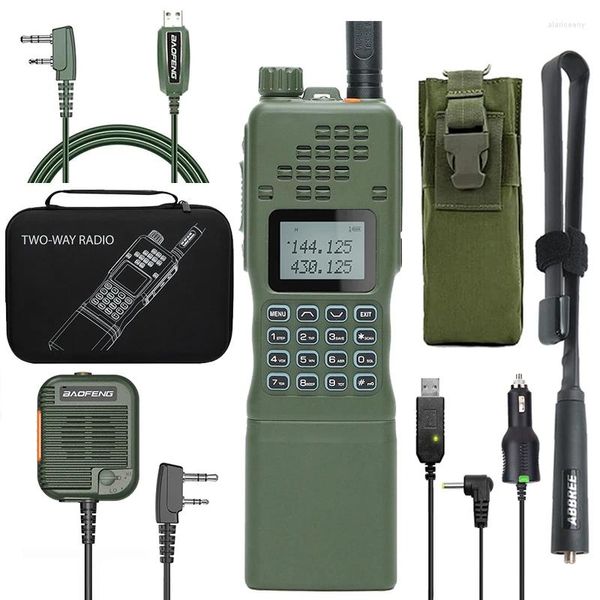 Walkie Talkie Baofeng AR-152 15W potente CB Radio bidireccional 12000mAh batería táctil de largo alcance AN/PRC-152 transceptor de doble banda