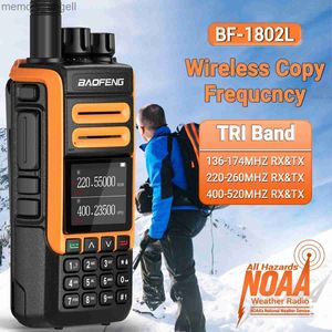 Walkie Talkie BAOFENG BF-1802L Krachtige Walkie Talkie Lange afstand NOAA Weer Draadloze kopieerfrequentie Bidirectionele radio UV-5R K5 Voor de jacht HKD230922