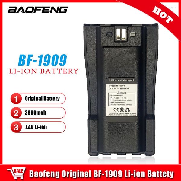 Talkie-walkie BAOFENG BF-1909 batterie Li-ion 3800mAh 7.4V pour Radios portables BF1909 Radio bidirectionnelle Extra Original