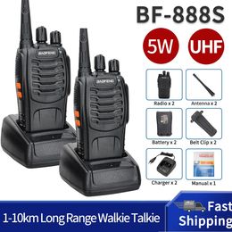 Walkie Talkie Baofeng BF 888S Lange Range UHF 400 470MHz Ham Two Way Radio Comunicador Transceiver voor El Camping 230323