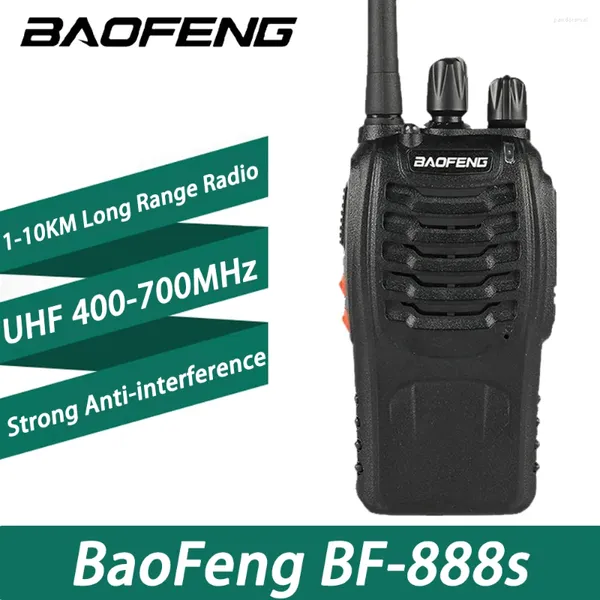 Walkie Talkie Baofeng BF-888S UHF 5W 400-470MHz Tra-récepteur de radio Ham Dual Band pour Factory Warehouse Farm Two Way