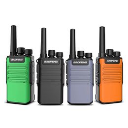 Talkie-walkie Baofeng Mini BFV8 bidirectionnel jambon CB Radio portable gris vert Orange interphone UHF HF émetteur-récepteur 10 KM 231030