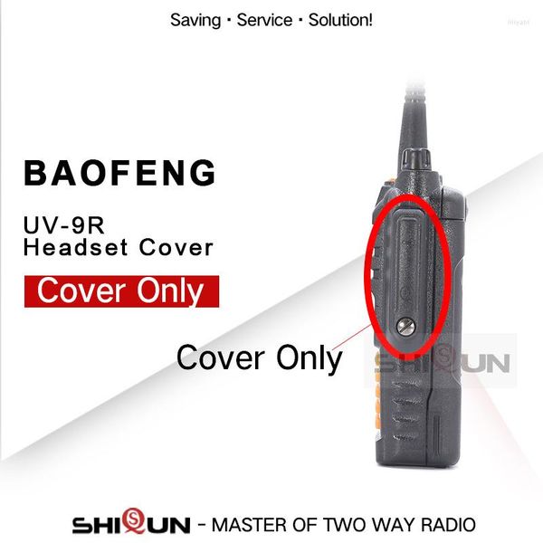 Talkie Walkie Baofeng Radio Accessoire UV-9R Pro Casque Cover Plus Mic Jack Only UV-XR UV-5R WP UV-5S
