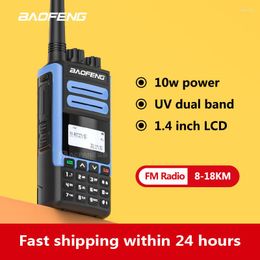 Walkie Talkie Baofeng Radio BF-H7 8-18KM Long Range DUAL Band 10W Powerful Talkies IPX4 Waterproof FM Transciever