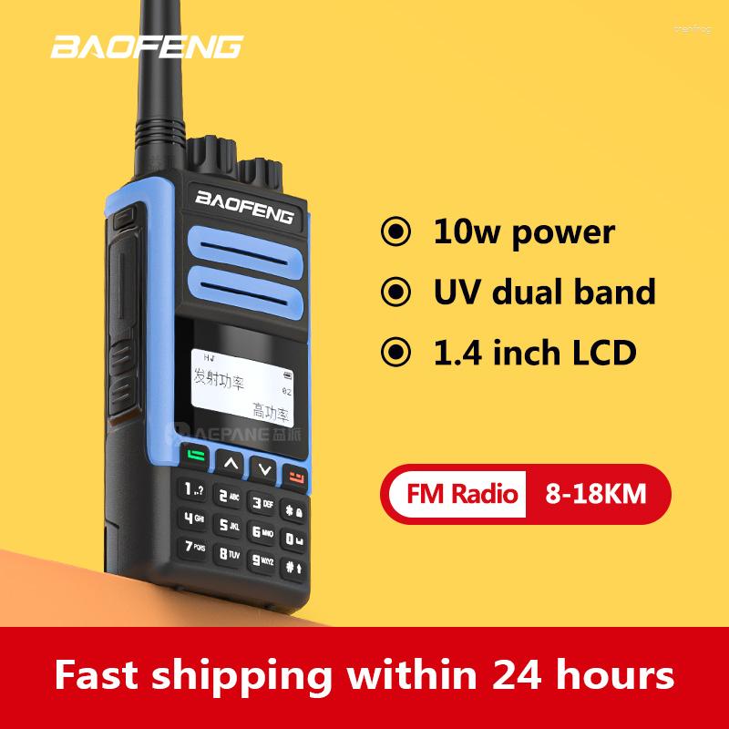 Walkie Talkie Baofeng Radio Bf-H7 8-18km長距離デュアルバンド10W強力なトーキーIPX4防水FM Transciever