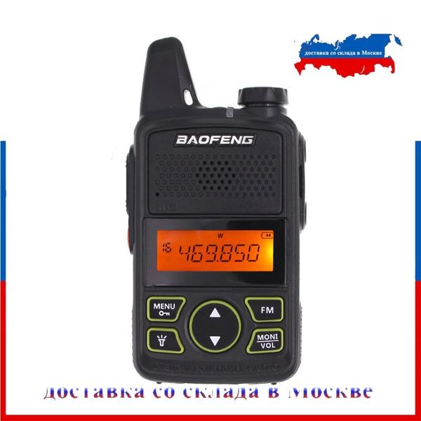 Talkie-walkie BAOFENG T1 MINI Radio bidirectionnelle BF-T1 UHF 400-470mhz 20CH Portable Ham FM CB émetteur-récepteur portatif