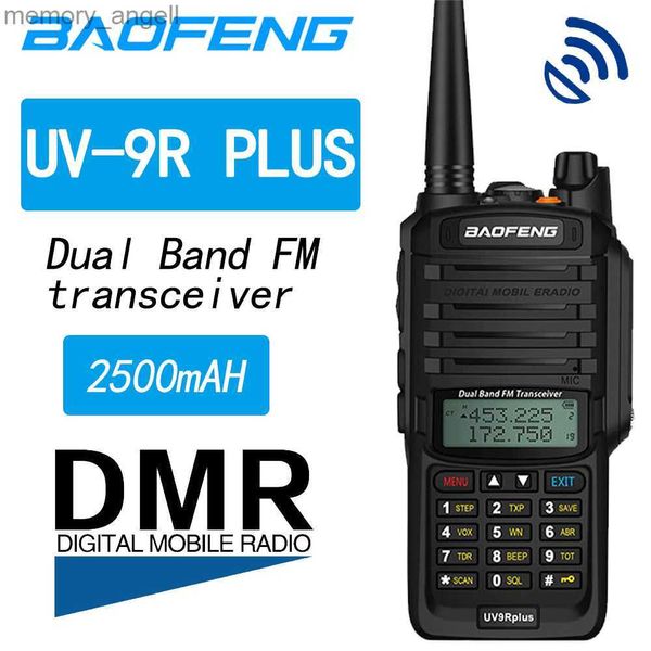 Talkie-walkie Baofeng talkie-walkie UV-9R PLUS double bande radio amateur étanche portable vhf uhf radio interphone HKD230925