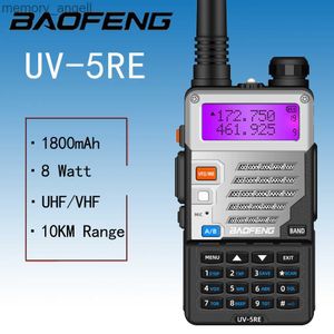 Walkie Talkie Baofeng UV-5RE Walkie Talkie Dual Band Mobiele Ham Radio Handheld Walkie Talkie 5W Lange Afstand Interphone HKD230925