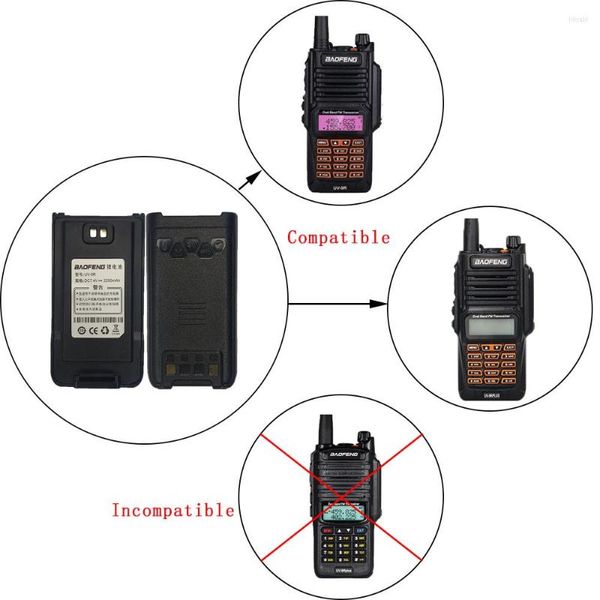 Talkie Walkie Baofeng UV-9R Batterie 2200mAh Accessoire Plus Radio Bidirectionnelle Walki Talki T57