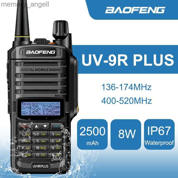 Talkie-walkie Baofeng UV-9R Plus Radio double bande 8W IP67 étanche VHF UHF Ham Radio bidirectionnelle Interphone talkie-walkie portable HKD230922