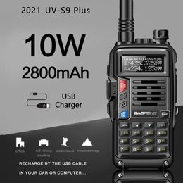 Walkie Talkie BaoFeng UV-S9 Plus Krachtige Walkie Talkie CB Radio Transceiver 10W Lange afstand Draagbaar Voor jachtbos upgrade 230922