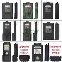 Walkie Talkie Baofeng UV5R Walkie Talkie Batteria TypeCUSB BL5R 2600mAh3000mAh Batteria per Walkie Talkie BFF8 uv5r UV5RE UV5RA 5RB x0802