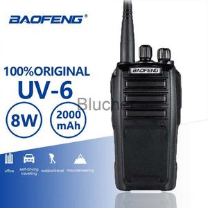 Walkie Talkie Baofeng UV6 Walkie Talkie Nueva llegada 8w 128 canales Alta potencia Larga espera UHF VHF Banda dual Radio bidireccional Woki Toki CB Radio x0802