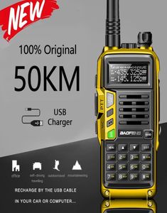 Walkie talkie baofeng uvs9 plus 10w émetteur-récepteur portable de 50 km puissant avec UHF VHF Dual Band Ham Two Way Radio5192996